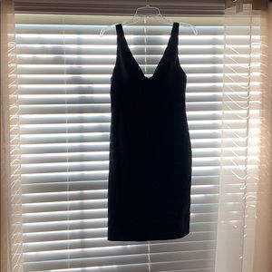 Black Evening Midi Dress